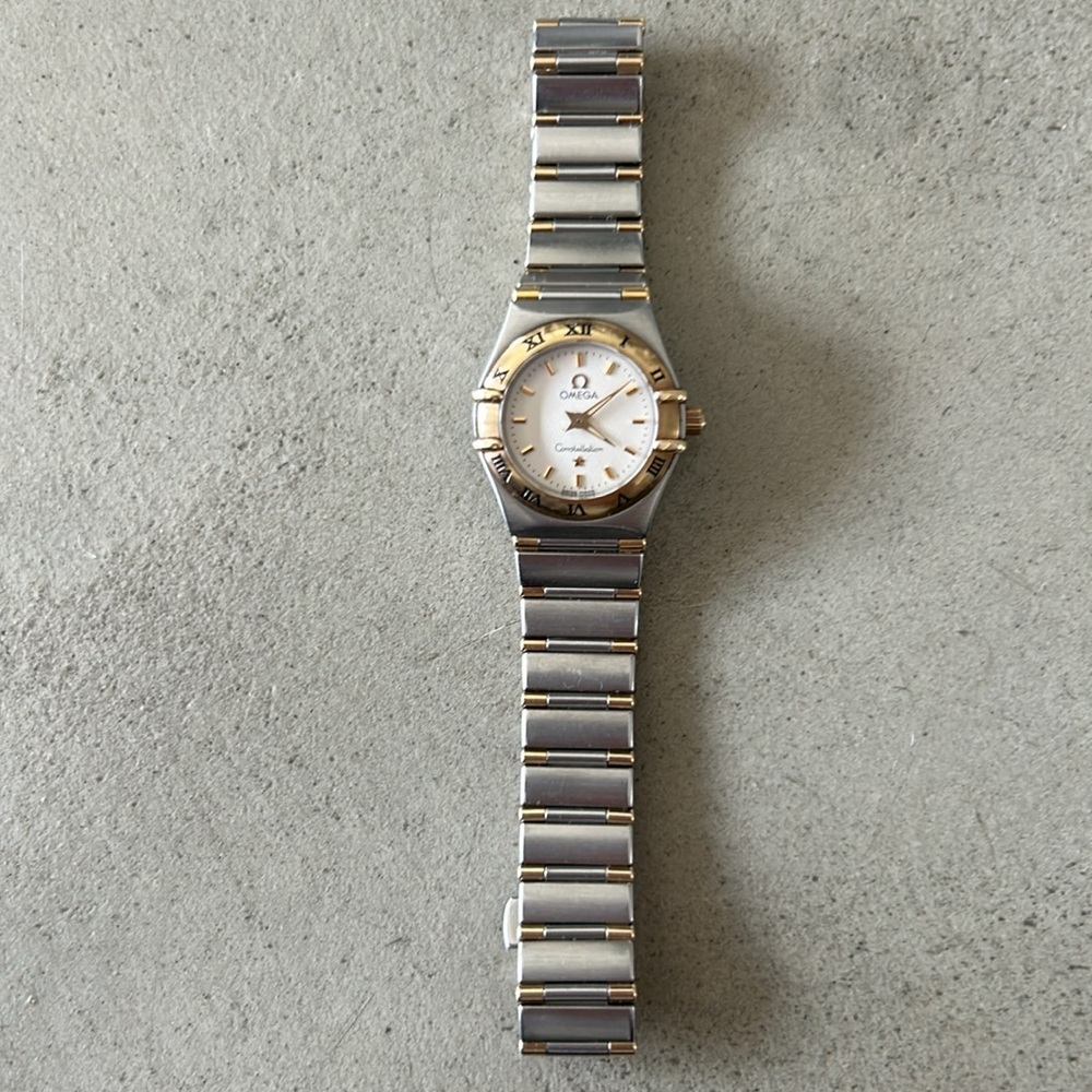 🖤 OMEGA Stainless Steel with Gold Constellation Watch - Picture 4 of 11